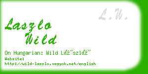 laszlo wild business card